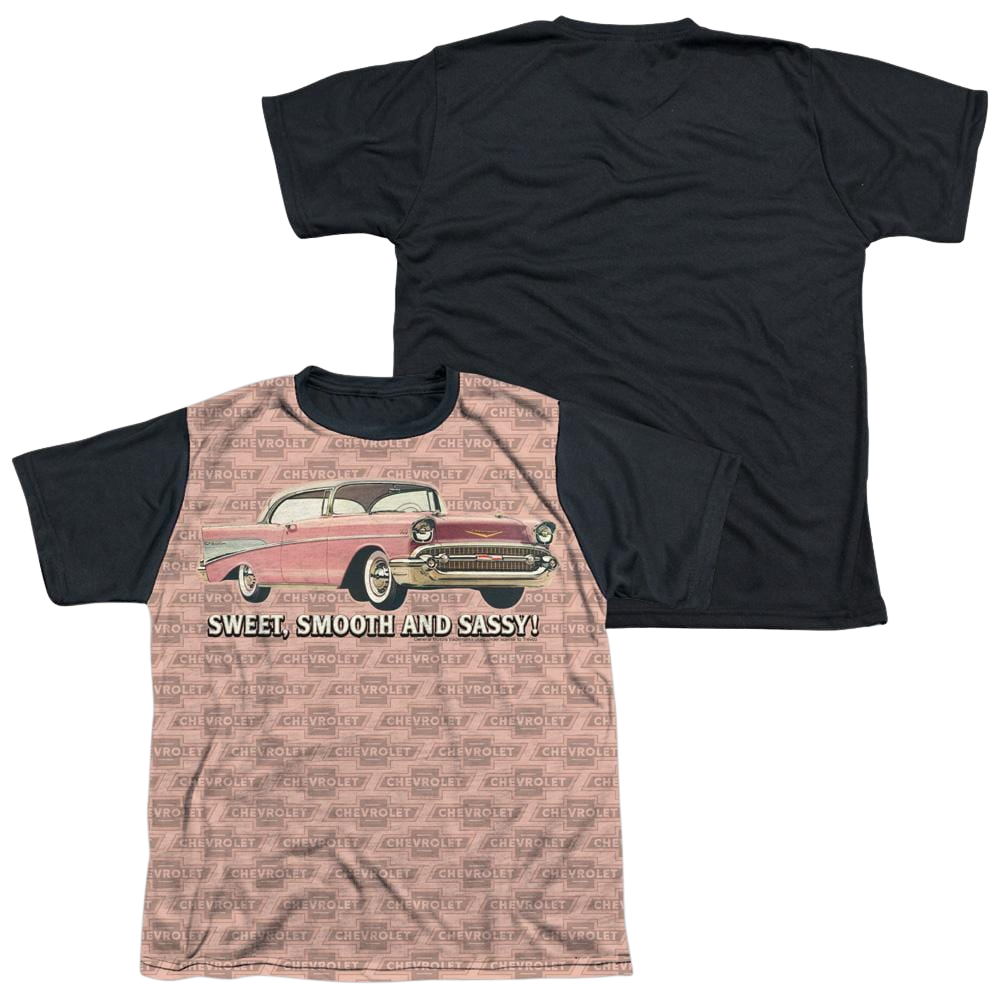 Chevrolet Pink And Black Days - Youth Black Back T-Shirt (Ages 8-12) Youth Black Back T-Shirt (Ages 8-12) Chevrolet   