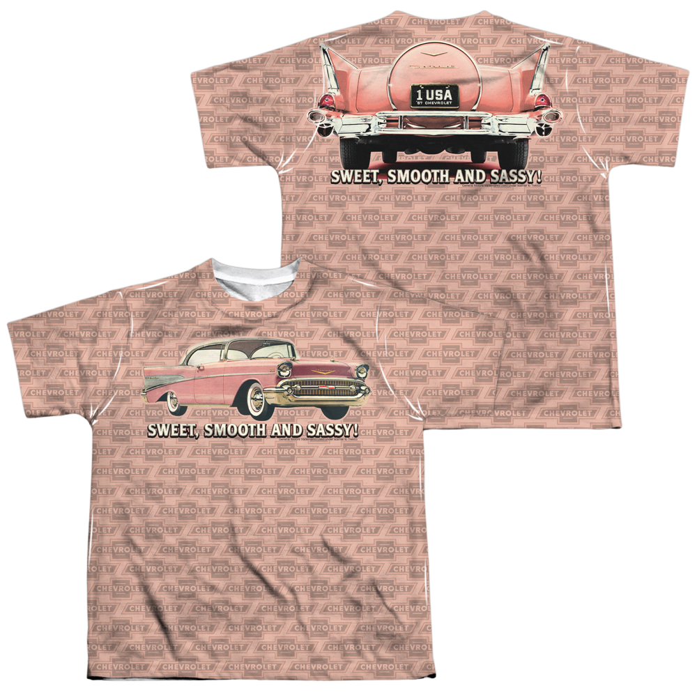 Chevrolet Pink And Black Days - Youth All-Over Print T-Shirt (Ages 8-12) Youth All-Over Print T-Shirt (Ages 8-12) Chevrolet   