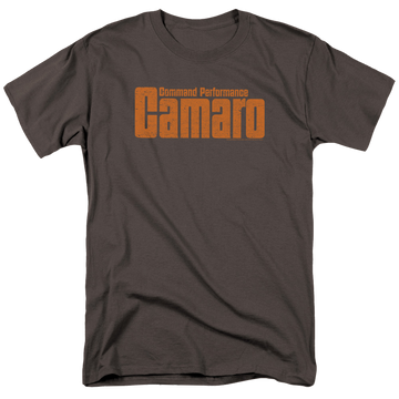 Charcoal men's regular fit t-shirt with Chevrolet Command Performance graphic