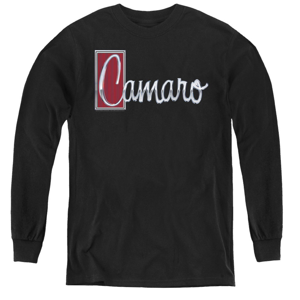 Chevrolet Chrome Script - Youth Long Sleeve T-Shirt Youth Long Sleeve T-Shirt Chevrolet   