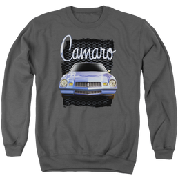 Chevrolet Yellow Camaro - Men's Crewneck Sweatshirt Men's Crewneck Sweatshirt Chevrolet   