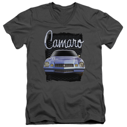 Chevrolet Yellow Camaro - Men's V-Neck T-Shirt Men's V-Neck T-Shirt Chevrolet   