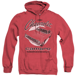 Chevrolet Retro Camaro - Heather Pullover Hoodie Heather Pullover Hoodie Chevrolet   