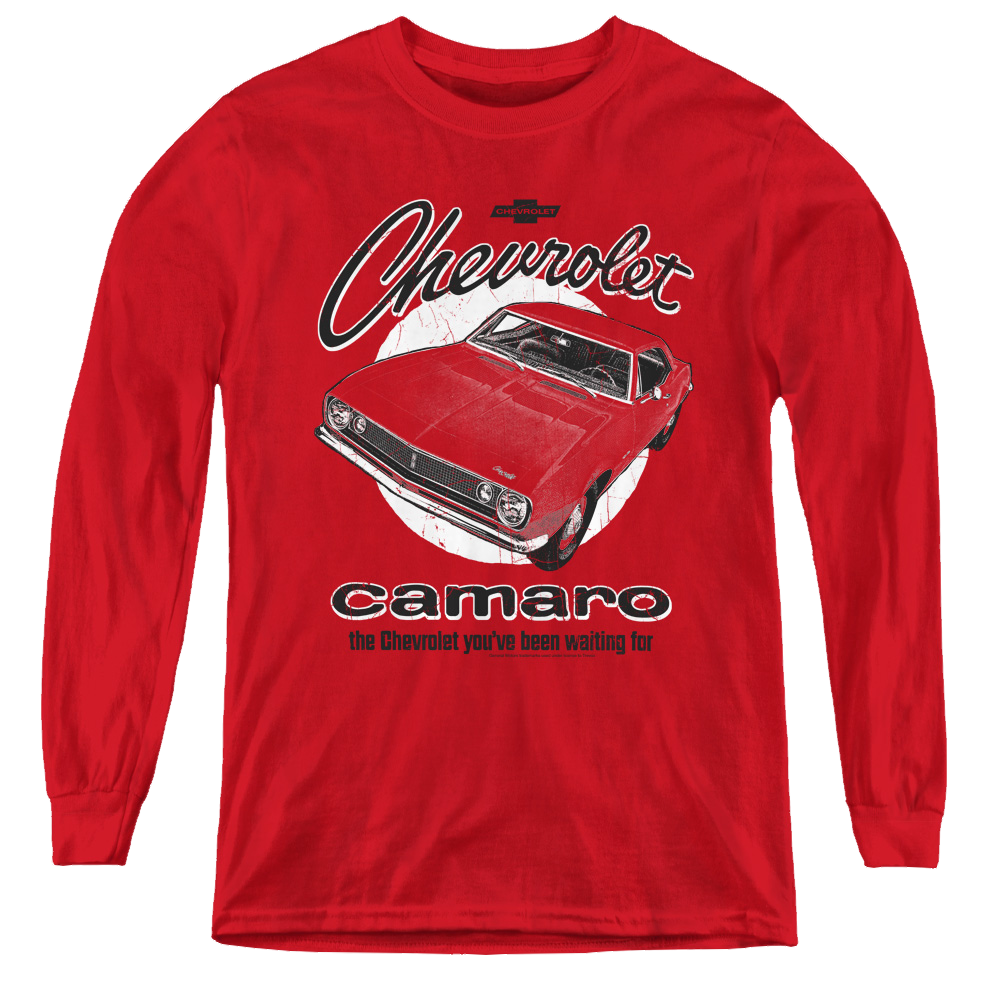 Chevrolet Retro Camaro - Youth Long Sleeve T-Shirt Youth Long Sleeve T-Shirt Chevrolet   