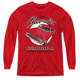 Chevrolet Retro Camaro - Youth Long Sleeve T-Shirt Youth Long Sleeve T-Shirt Chevrolet   