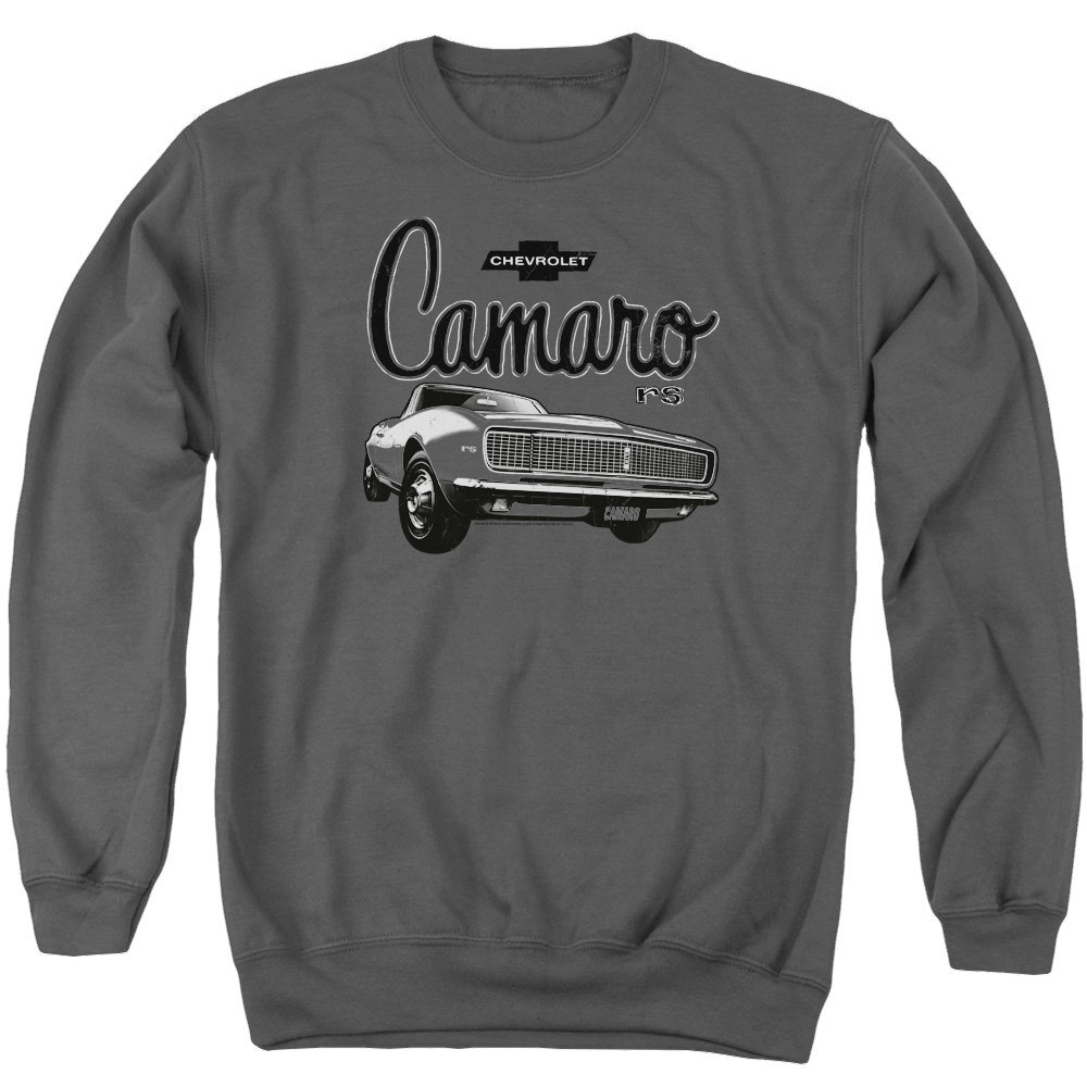 Chevrolet Script Car - Men's Crewneck Sweatshirt Men's Crewneck Sweatshirt Chevrolet   