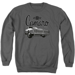 Chevrolet Script Car - Men's Crewneck Sweatshirt Men's Crewneck Sweatshirt Chevrolet   