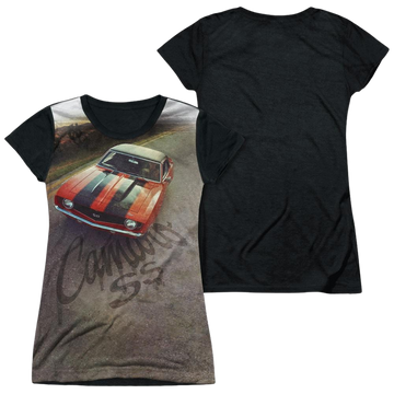 Chevrolet Camaro Ss - Juniors Black Back T-Shirt Juniors Black Back T-Shirt Chevrolet   