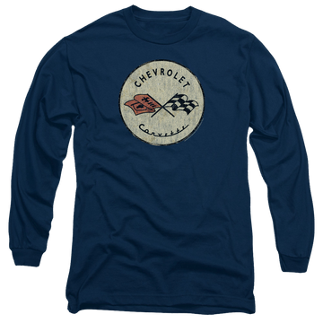 Chevrolet Old Vette - Men's Long Sleeve T-Shirt Men's Long Sleeve T-Shirt Chevrolet   