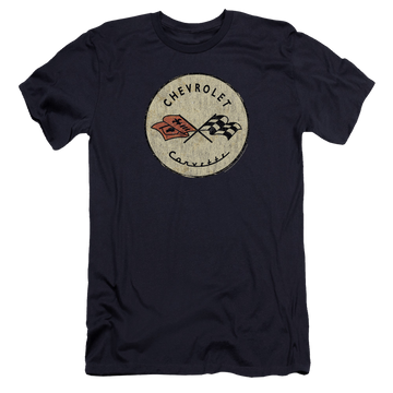 Chevrolet Old Vette - Men's Premium Slim Fit T-Shirt Men's Premium Slim Fit T-Shirt Chevrolet   