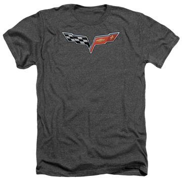 Chevrolet The Vette Medallion - Men's Heather T-Shirt Men's Heather T-Shirt Chevrolet   