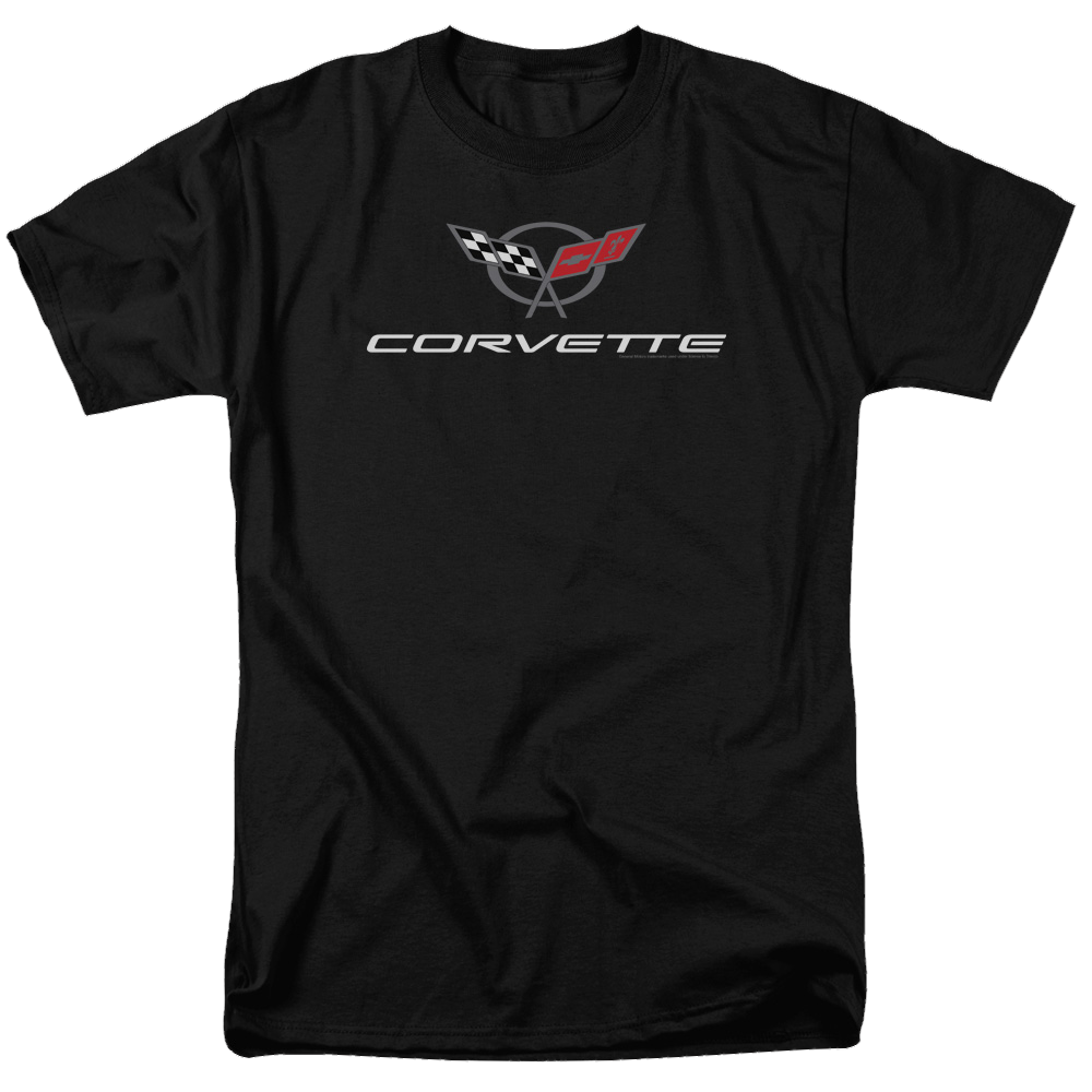 Chevrolet Corvette Modern Emblem - Men's Regular Fit T-Shirt Men's Regular Fit T-Shirt Chevrolet   