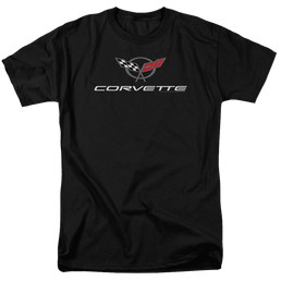 Chevrolet Corvette Modern Emblem - Men's Regular Fit T-Shirt Men's Regular Fit T-Shirt Chevrolet   