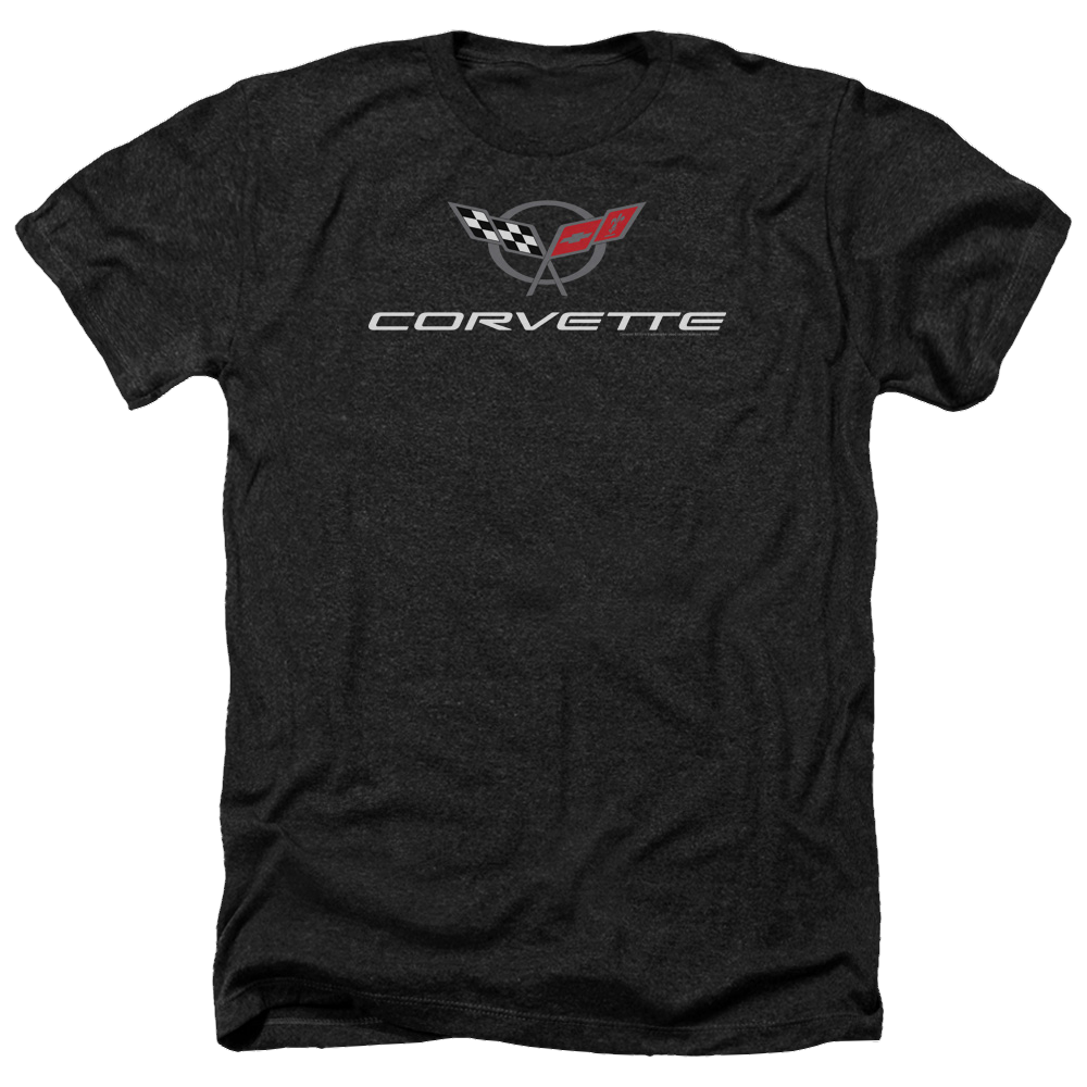 Chevrolet Corvette Modern Emblem - Men's Heather T-Shirt Men's Heather T-Shirt Chevrolet   