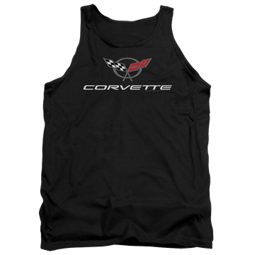 Chevrolet Corvette Modern Emblem Men's Tank Men's Tank Chevrolet   