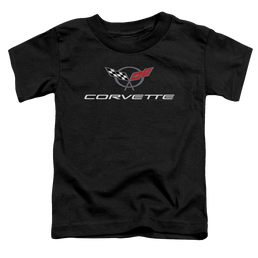 Chevrolet Corvette Modern Emblem - Toddler T-Shirt Toddler T-Shirt Chevrolet   