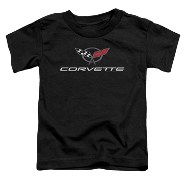 Chevrolet Corvette Modern Emblem - Toddler T-Shirt Toddler T-Shirt Chevrolet   