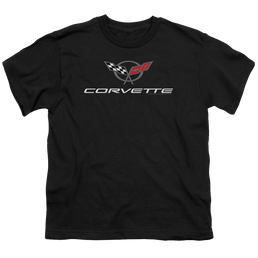Chevrolet Corvette Modern Emblem - Youth T-Shirt (Ages 8-12) Youth T-Shirt (Ages 8-12) Chevrolet   