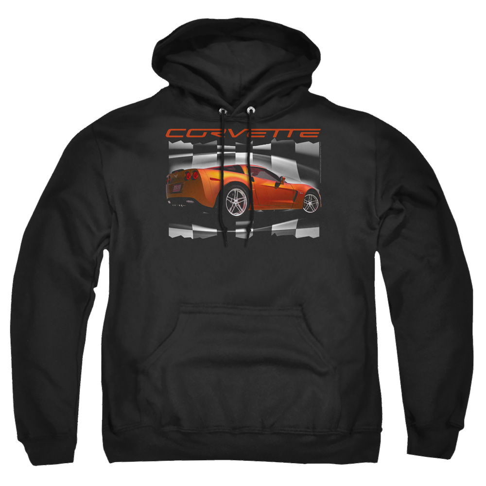 Chevrolet Orange Z06 Vette - Pullover Hoodie Pullover Hoodie Chevrolet   
