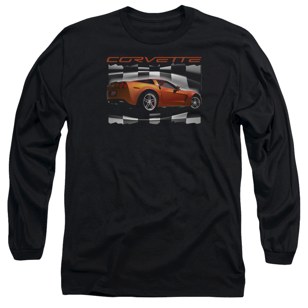 Chevrolet Orange Z06 Vette - Men's Long Sleeve T-Shirt Men's Long Sleeve T-Shirt Chevrolet   