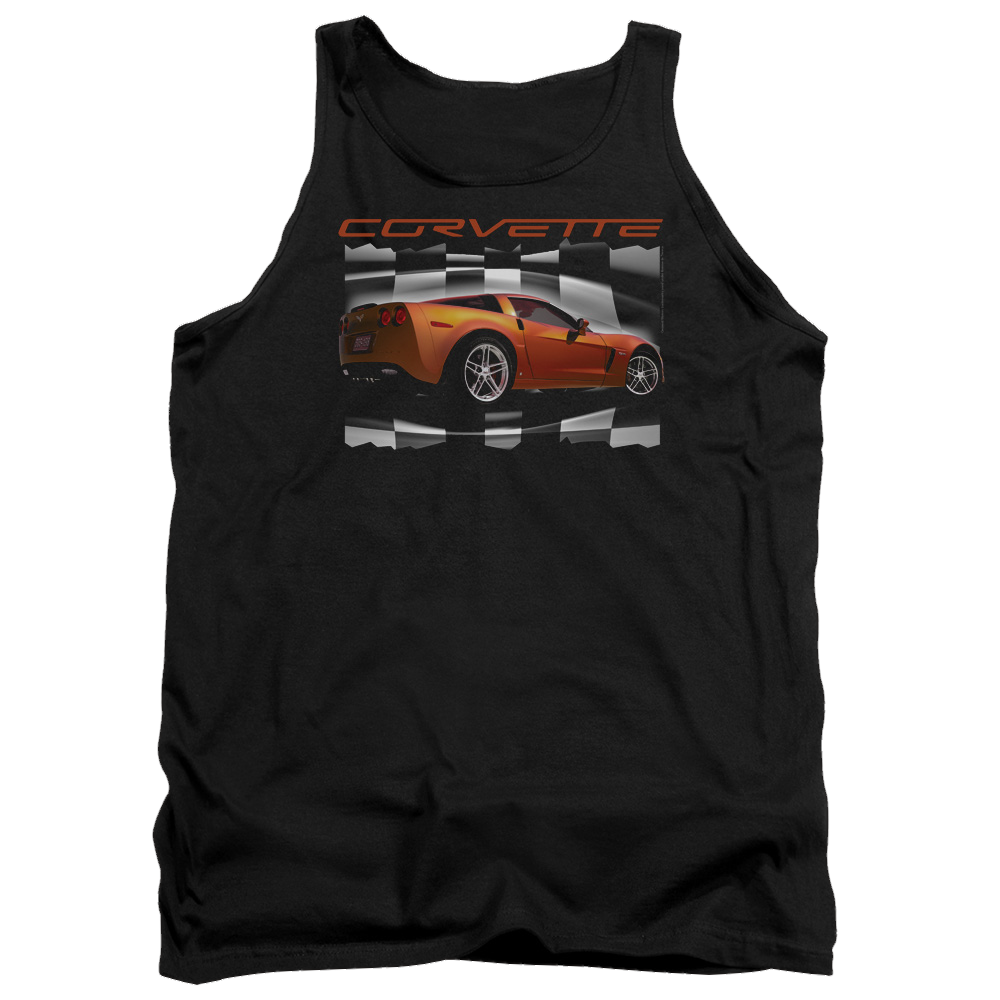 Chevrolet Orange Z06 Vette Men's Tank Men's Tank Chevrolet   
