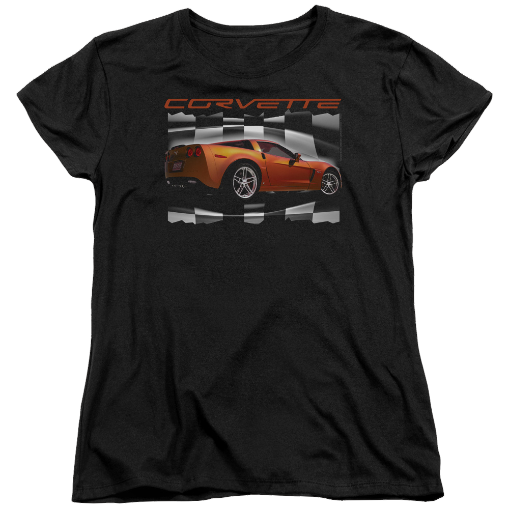 Chevrolet Orange Z06 Vette - Women's T-Shirt Women's T-Shirt Chevrolet   