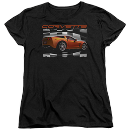 Chevrolet Orange Z06 Vette - Women's T-Shirt Women's T-Shirt Chevrolet   