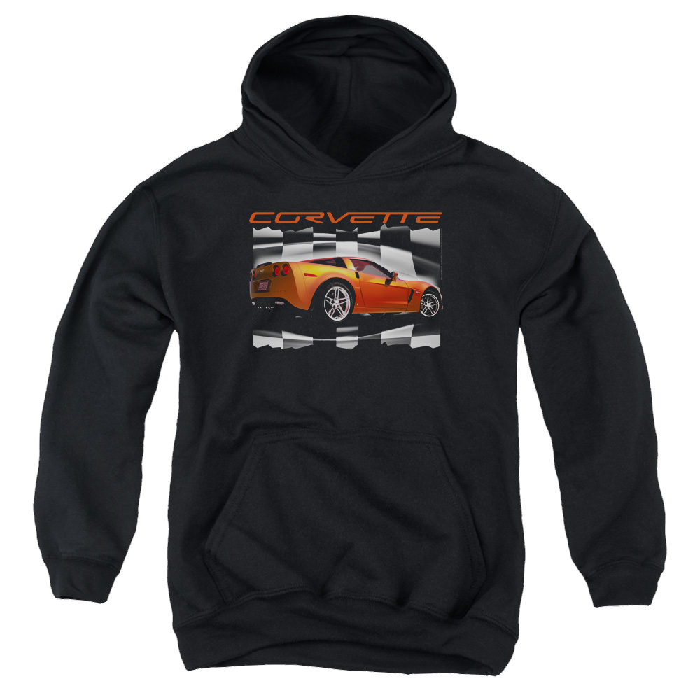 Chevrolet Orange Z06 Vette - Youth Hoodie (Ages 8-12) Youth Hoodie (Ages 8-12) Chevrolet   