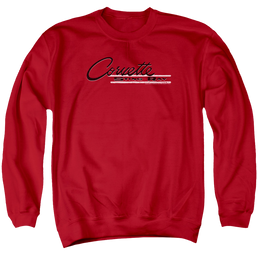 Chevrolet Retro Stingray - Men's Crewneck Sweatshirt Men's Crewneck Sweatshirt Chevrolet   