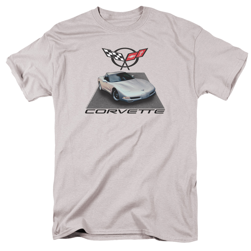 Chevrolet Silver 01 Vette - Men's Regular Fit T-Shirt Men's Regular Fit T-Shirt Chevrolet   