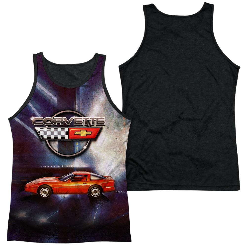 Chevrolet Lines Of Light Men's Black Back Tank Men's Black Back Tank Chevrolet   