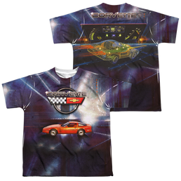 Chevrolet Lines Of Light - Youth All-Over Print T-Shirt (Ages 8-12) Youth All-Over Print T-Shirt (Ages 8-12) Chevrolet   