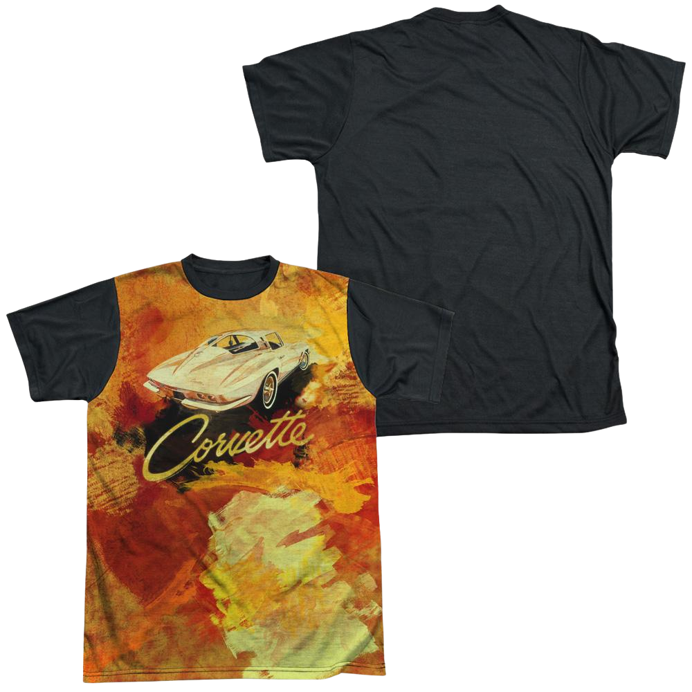 Chevrolet Painted Sting Ray - Men's Black Back T-Shirt Men's Black Back T-Shirt Chevrolet   