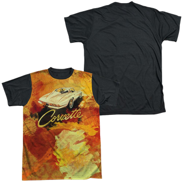 Chevrolet Painted Sting Ray men's black back t-shirt