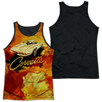 Chevrolet Painted Sting Ray men's black back tank