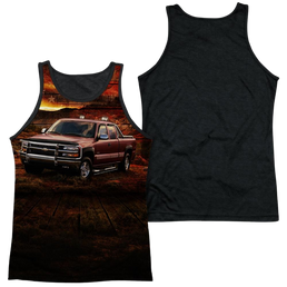 Chevrolet Silverado In The Mud Men's Black Back Tank Men's Black Back Tank Chevrolet   