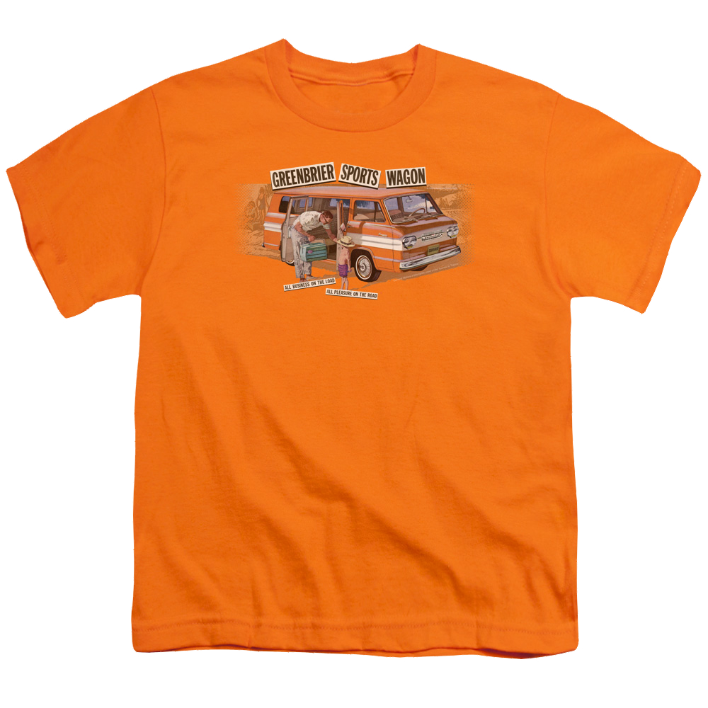 Chevrolet Greenbrier Corvair Sport Wagon - Youth T-Shirt (Ages 8-12) Youth T-Shirt (Ages 8-12) Chevrolet   