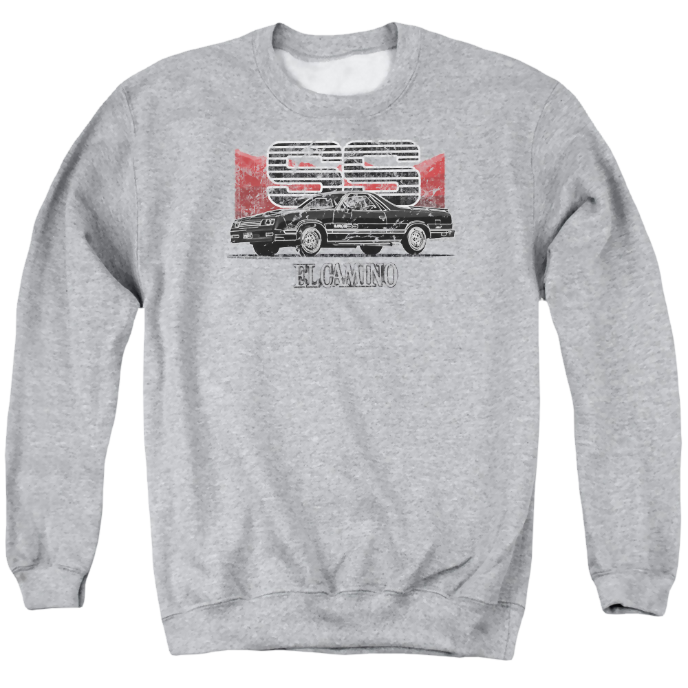 Chevrolet El Camino Ss Mountains - Men's Crewneck Sweatshirt Men's Crewneck Sweatshirt Chevrolet   