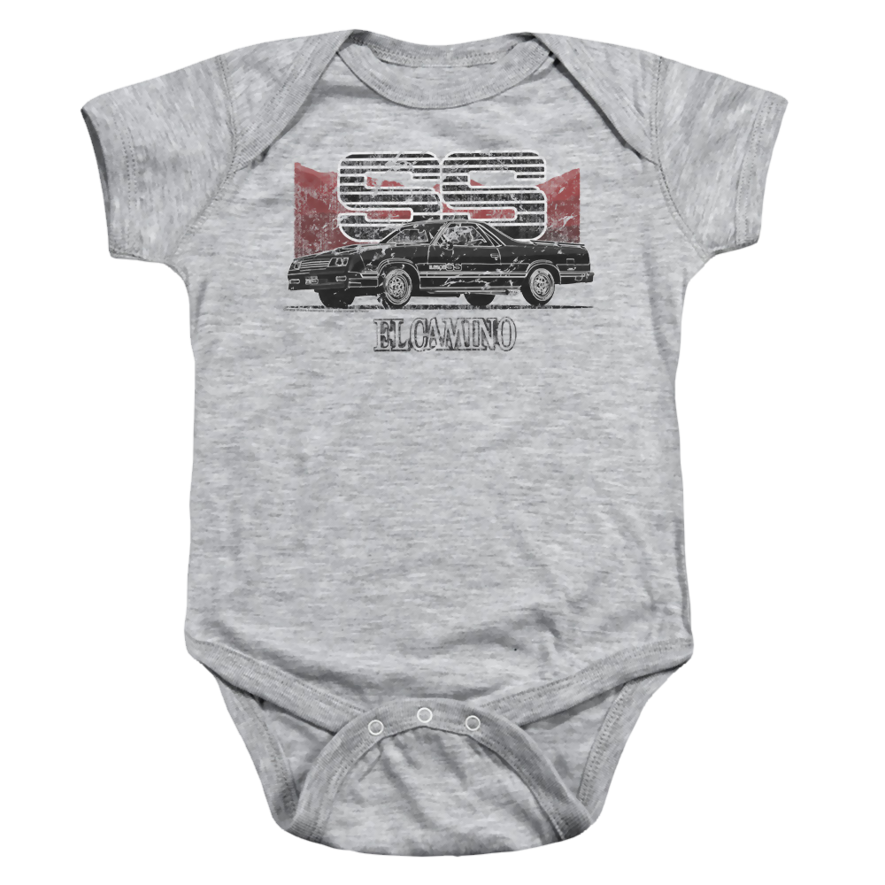 Chevrolet El Camino Ss Mountains - Baby Bodysuit Baby Bodysuit Chevrolet   