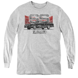 Chevrolet El Camino Ss Mountains - Youth Long Sleeve T-Shirt Youth Long Sleeve T-Shirt Chevrolet   