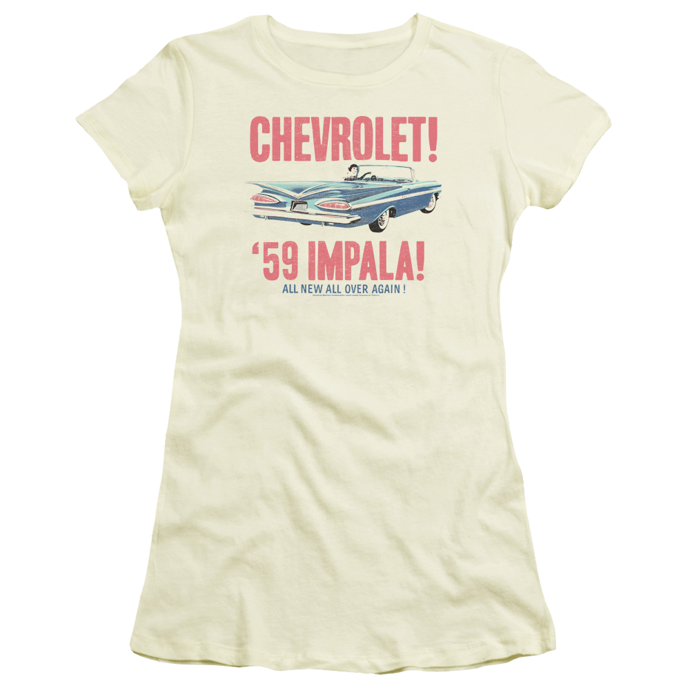 Chevrolet 59 Impala - Juniors T-Shirt Juniors T-Shirt Chevrolet   