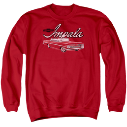 Chevrolet Classic Impala - Men's Crewneck Sweatshirt Men's Crewneck Sweatshirt Chevrolet   