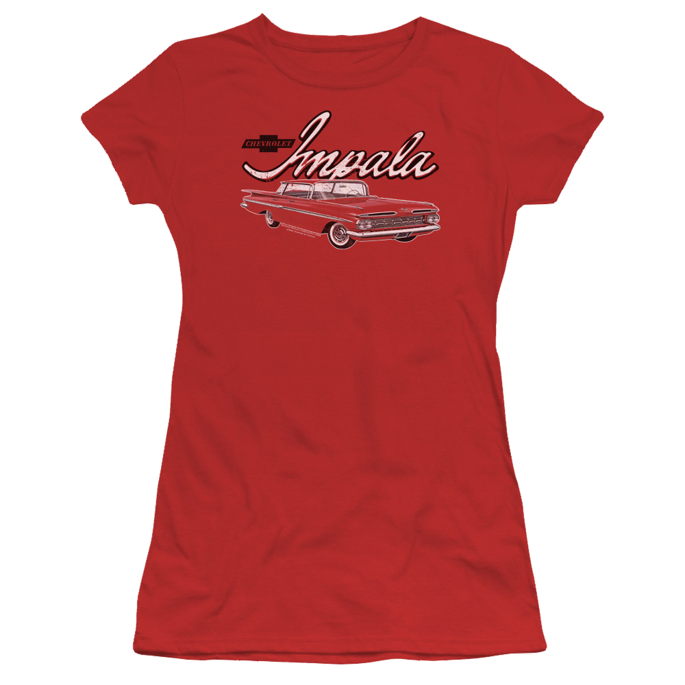 Chevrolet Classic Impala - Juniors T-Shirt Juniors T-Shirt Chevrolet   