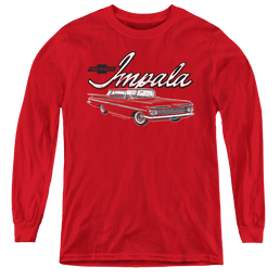 Chevrolet Classic Impala - Youth Long Sleeve T-Shirt Youth Long Sleeve T-Shirt Chevrolet   