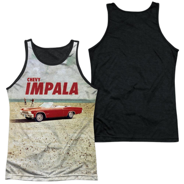 Chevrolet Beach Impala men's black back tank