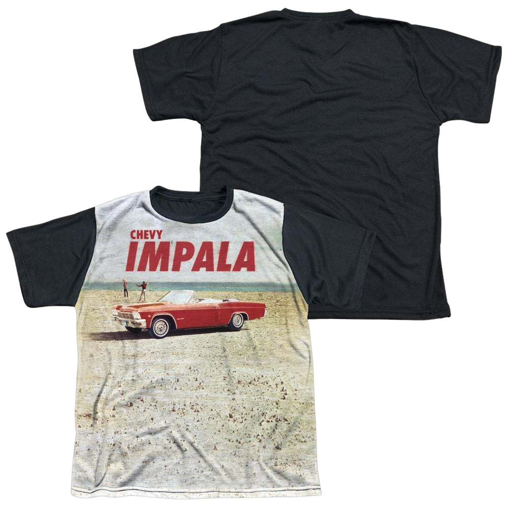Chevrolet Beach Impala - Youth Black Back T-Shirt (Ages 8-12) Youth Black Back T-Shirt (Ages 8-12) Chevrolet   
