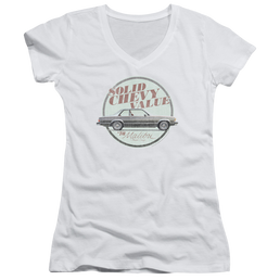 Chevrolet Do The Bu - Juniors V-Neck T-Shirt Juniors V-Neck T-Shirt Chevrolet   