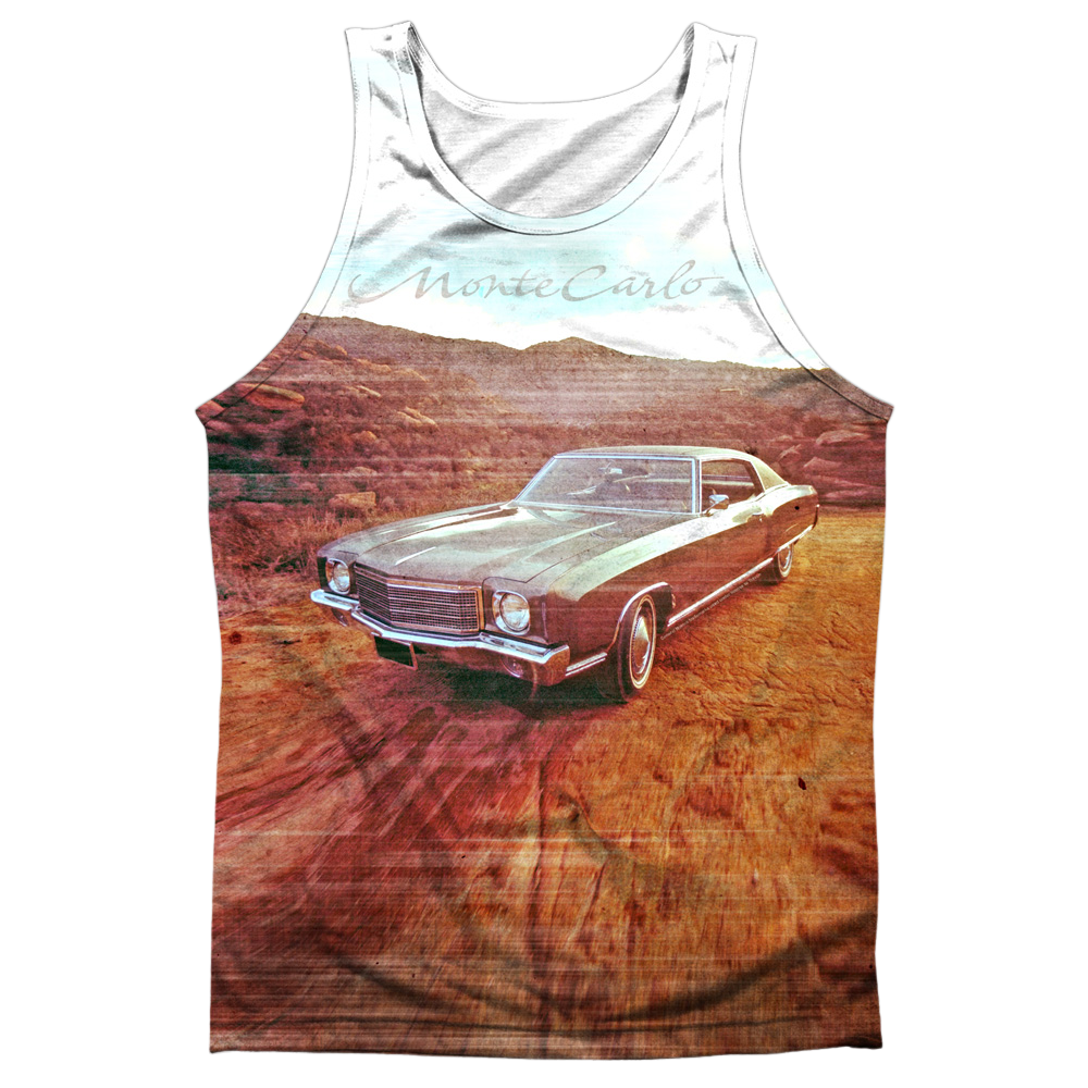 Chevy - Monte Carlo Old Photo Adult Tank Top Men's All Over Print Tank Chevrolet   