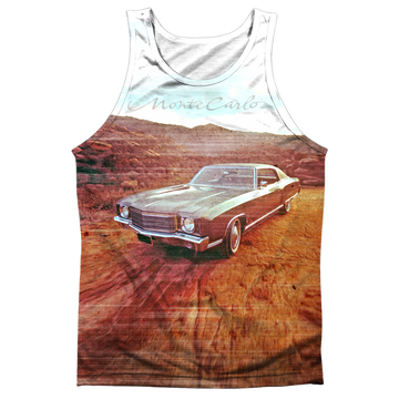 Chevy - Monte Carlo Old Photo Adult Tank Top Men's All Over Print Tank Chevrolet   