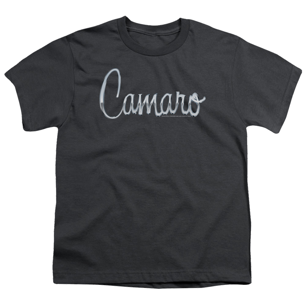 Chevrolet Classic Camaro Metal - Youth T-Shirt (Ages 8-12) Youth T-Shirt (Ages 8-12) Chevrolet   